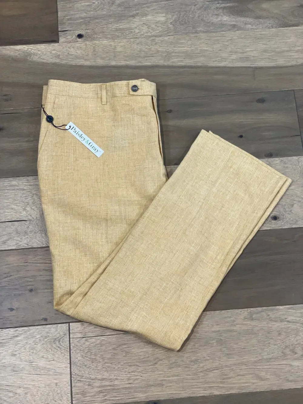 Paisley & Gray Light Tan Slim Fit Dress Pants Size 40W x 32L New With Tag