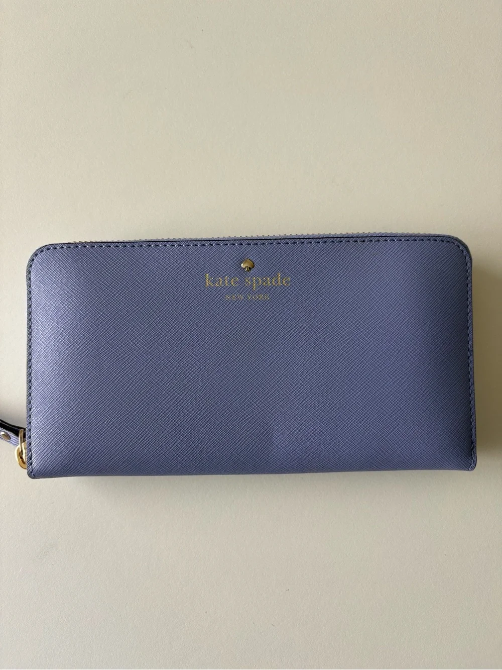 Kate Spade New York Cedar Street Lacey Zip Around Wallet in Thistle - NWT