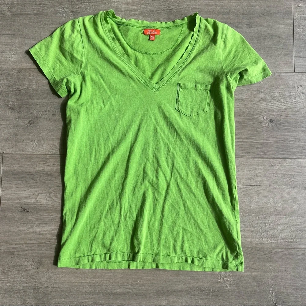 Hi-Line basic tshirt - size XS - green