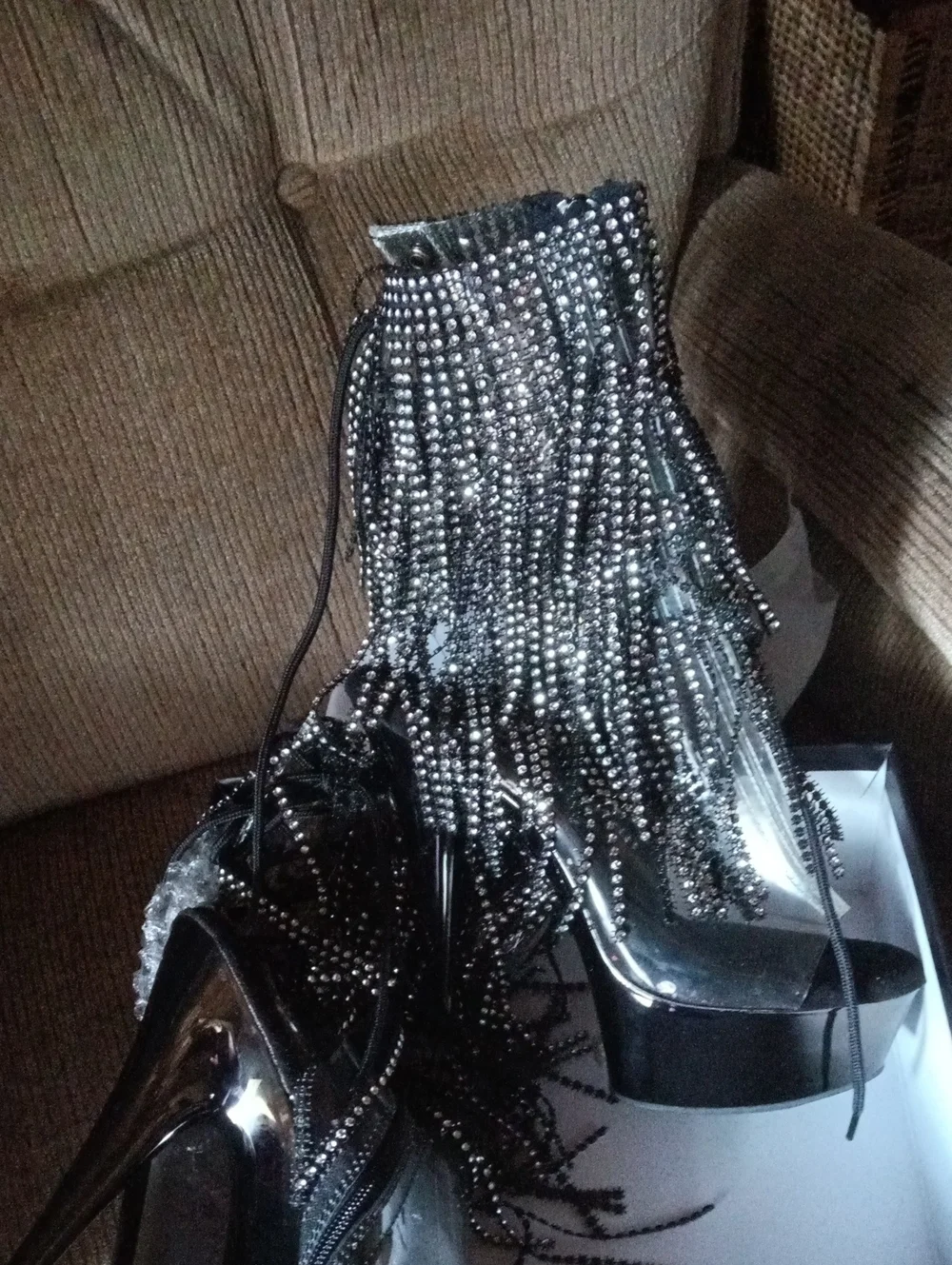 Pleaser glamorous platform